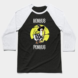 Honkus Ponkus | Honkus Ponkus Duck | Halloween Baseball T-Shirt